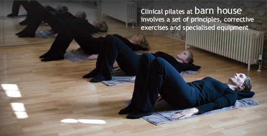 Clinical pilates at barn house