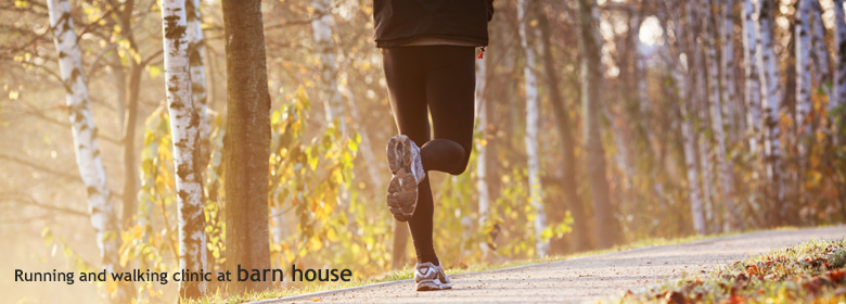 Running clinic at barn house physiotherapy